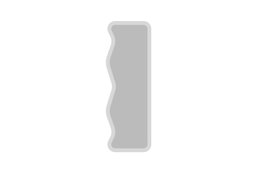 Hanah Home Espejo Ecológico Flotal-E Blanco 160 cm Alto x 50 cm Ancho